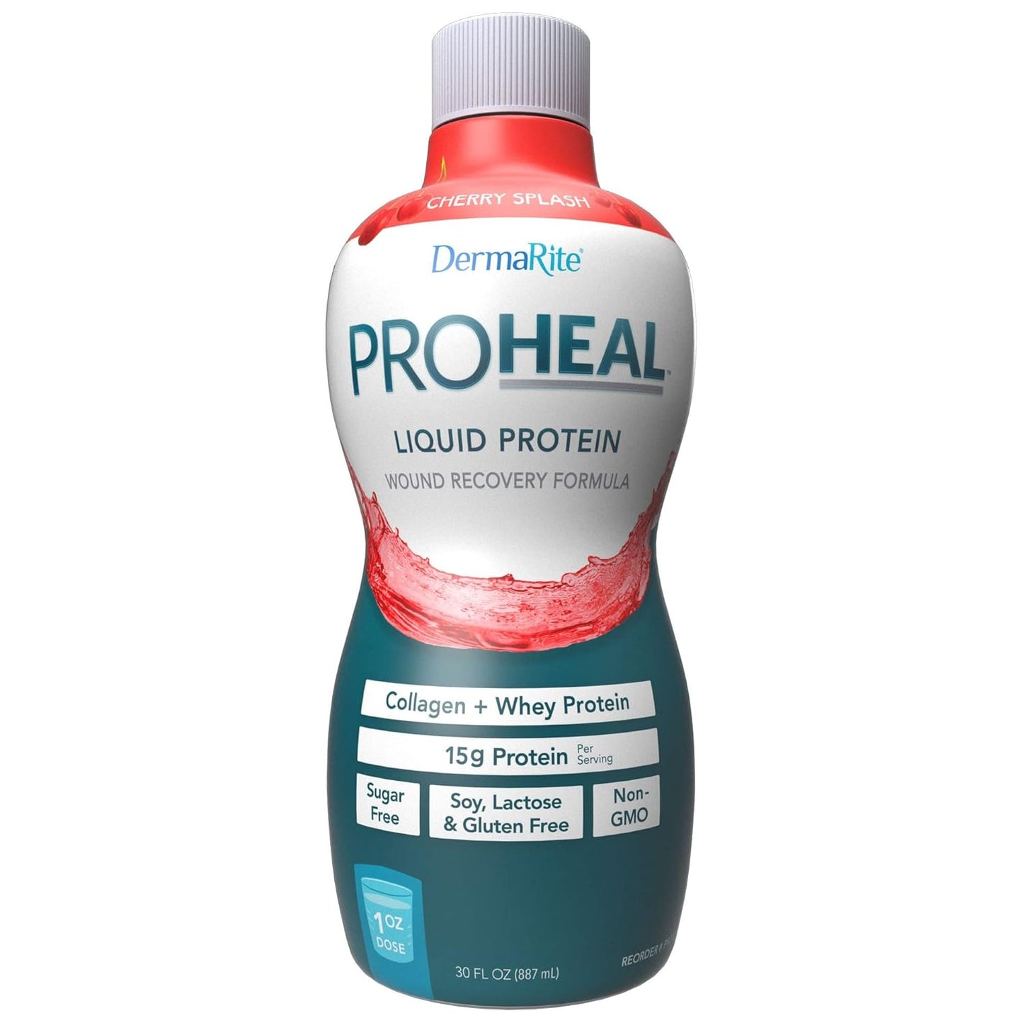 Dermarite Industries Proheal Sugar-Free Liquid Protein Supplement