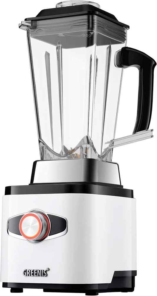 Greenis FGR 8830 Smart Power Blender - WHITE with, Thermometer in Tamper