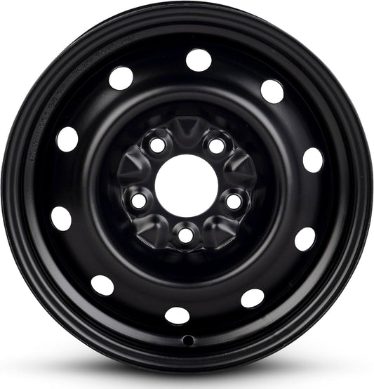For 2001-2007 Chrysler Town & Country 15 Inch Painted Black Rim - OE Direct Replacement - Road Ready Car Wheel