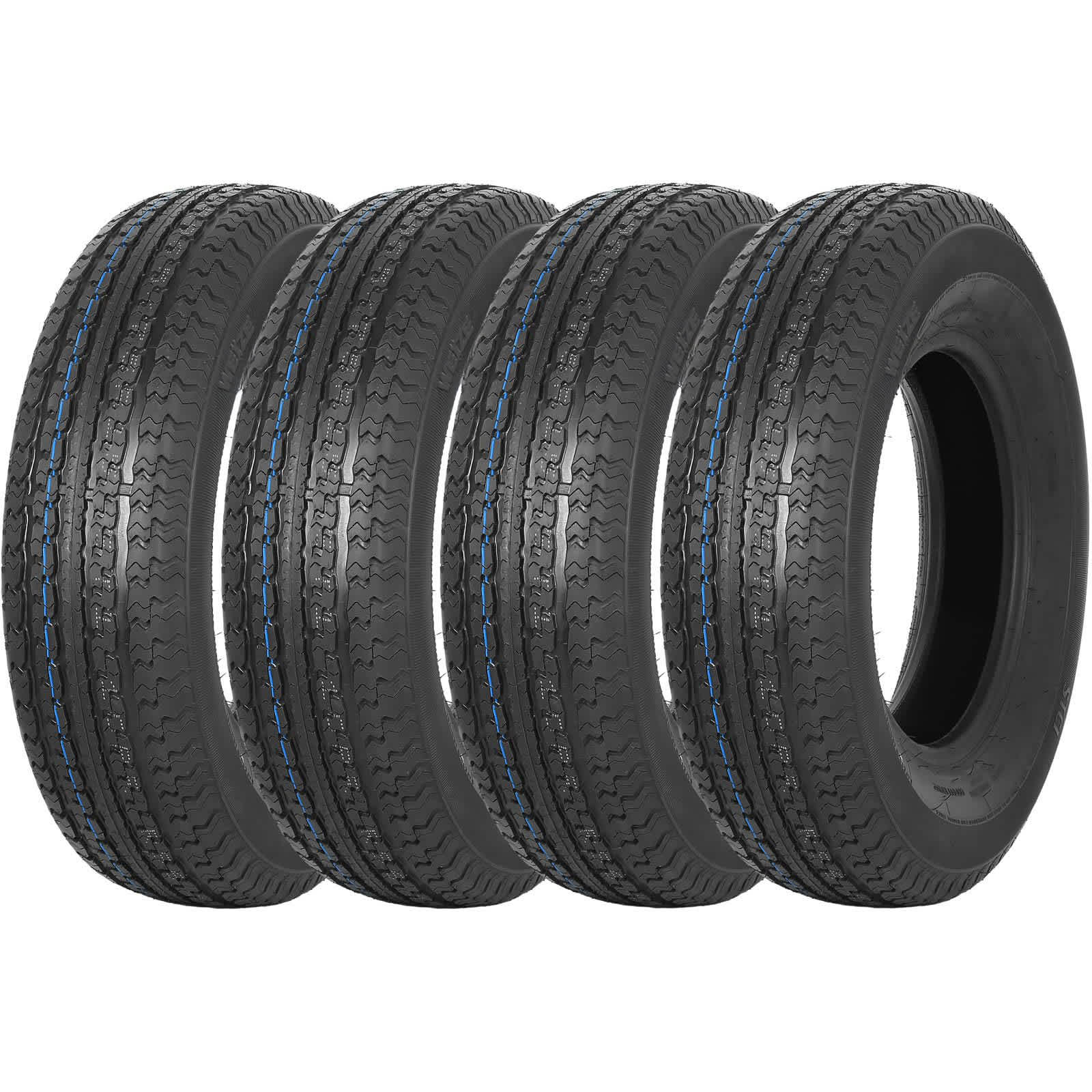 WEIZE 15 in ST205/75R15 Trailer Tire Set of 4
