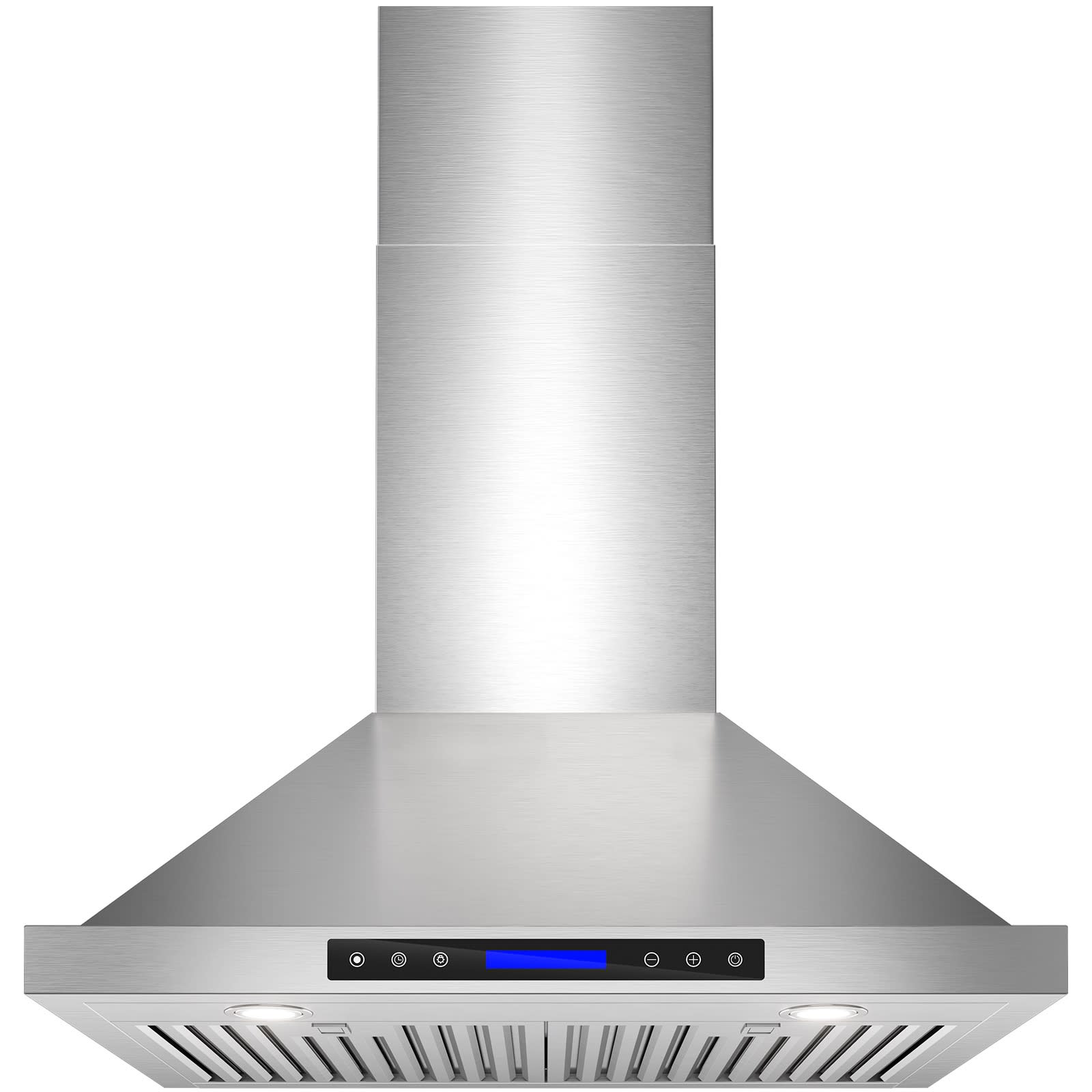 DIVAN  30IN 600CFM Convertible Wall Mount Range Hood with 4-Speed Touch Control