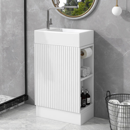 Dexmalle  18.6in Bathroom Vanity with Sink