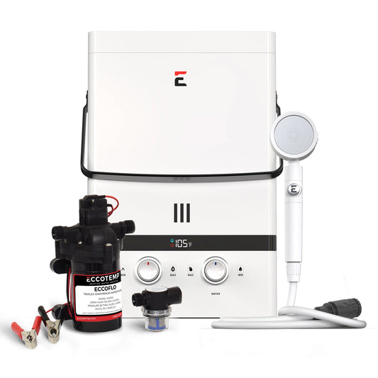 Eccotemp Luxe Portables 1.85-GPM 52500-BTU Outdoor Liquid Propane Tankless Water Heater