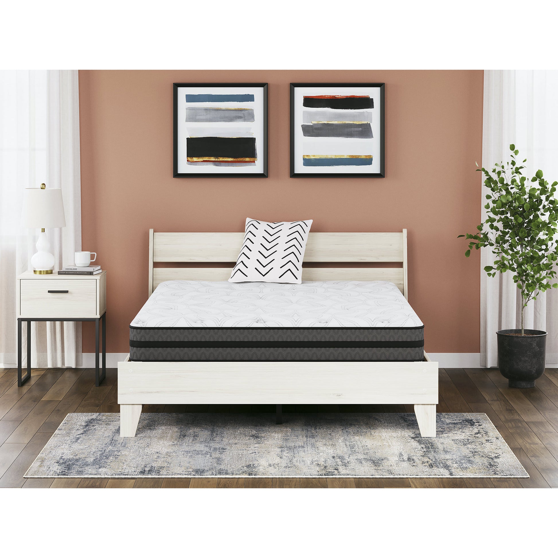 Signature Design by Ashley  Sleep Essentials 10 Inch Full Hybrid Mattress Medium Support Gel Memory Foam