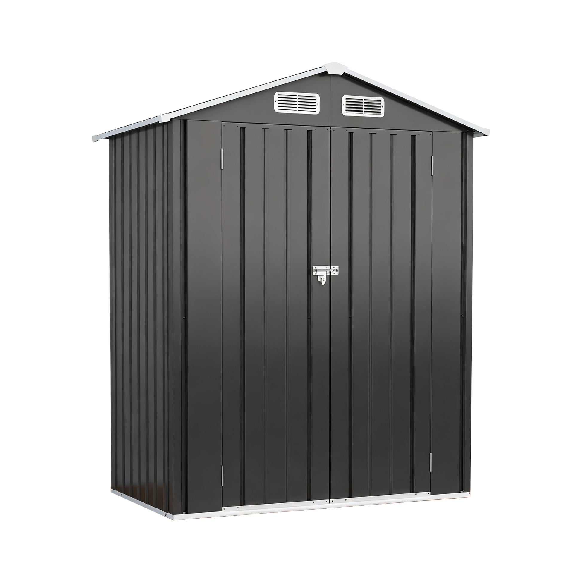 Mondawe 5-ft x 3-ft Galvanized steel Metal Storage Shed