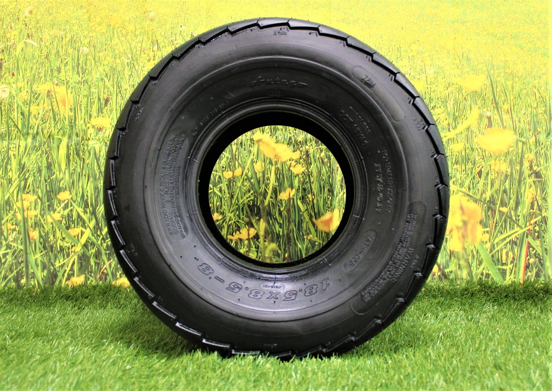 Antego Tire and Wheel 18.5X8.50-8 (215/65-8) 6-ply Load Range C Tire