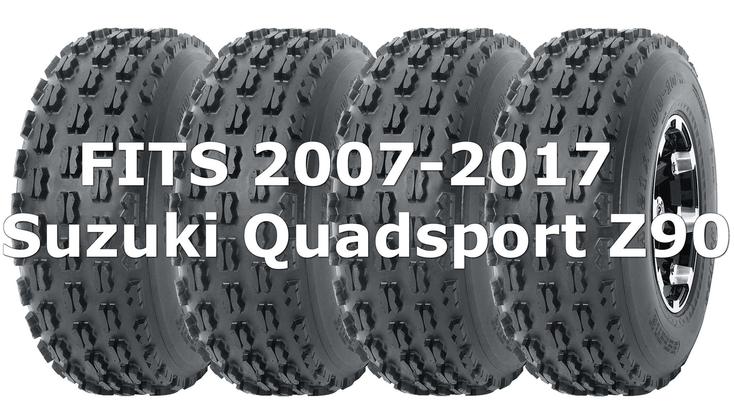 Suzuki Quadsport Z90 2007-2017 Full Set Wanda Sport ATV tires 19x7-8 19x7x8