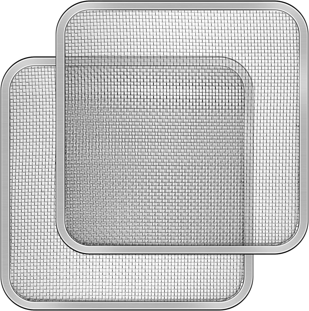 Stainless Steel Dehydrator Trays 11.42in, Food Dehydrator Trays 12 Pack, Fruit Dryer Trays,BPA-Free Food Dehydrator Accessories