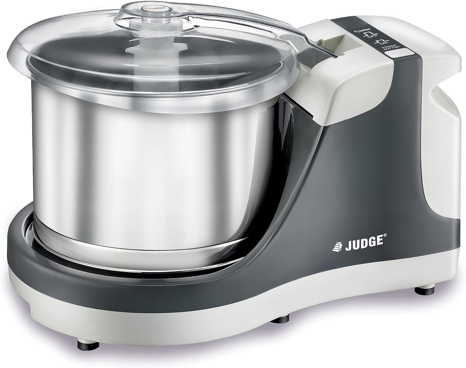 Judge By Prestige Table Top 2 Liter Wet Grinder with Coconut Scraper and Atta Kneader Attachments [110 Volts, 200 Watts]