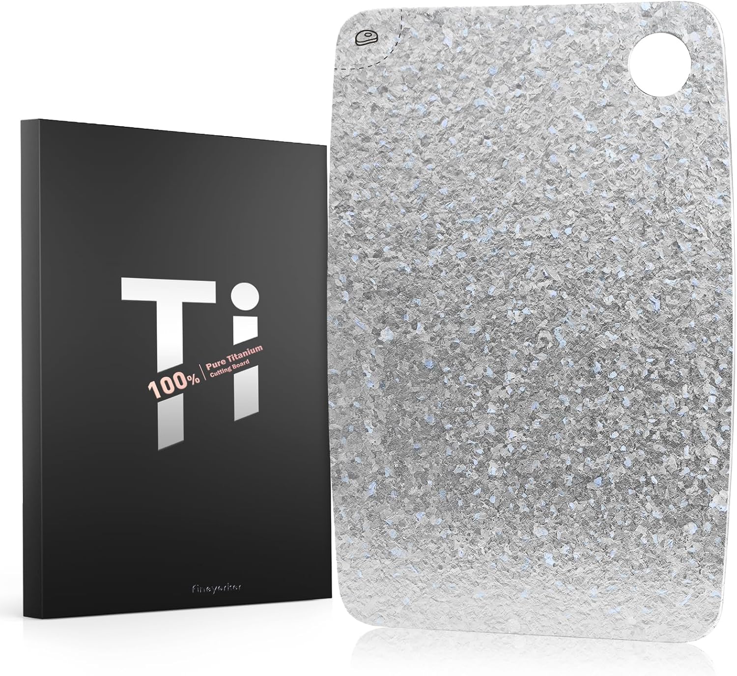 Titanium Cutting Board, 100% Pure Titanium Chopping Board for Kitchens, Antibacterial Double-Sided Cutting Boards for Kitchen and Outdoor Cooking (16"x11")