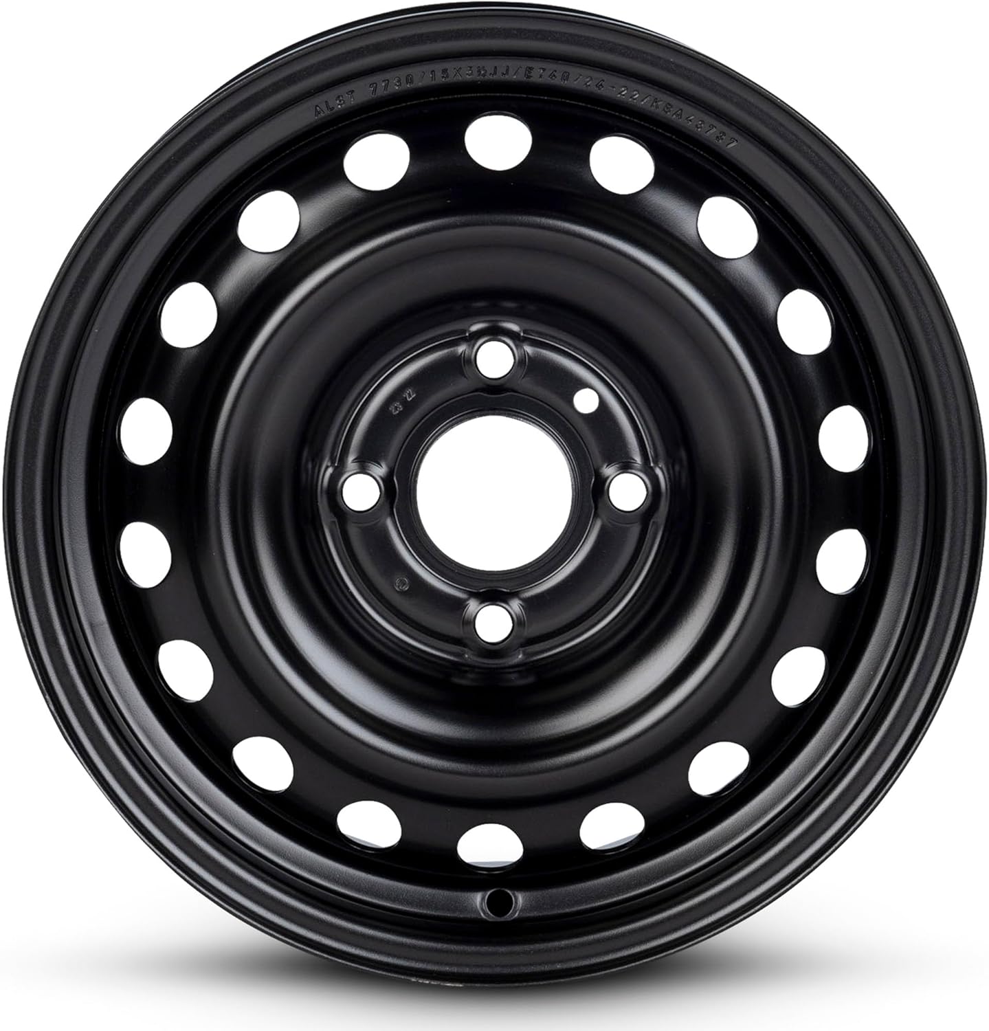 For 2004-2006 Hyundai Elantra 15 Inch Powder-Coated Black Steel Rim - OE Direct Replacement - Road Ready Car Wheel
