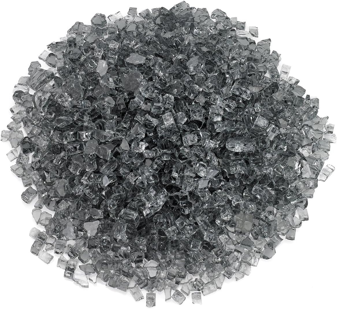 1\/4" Gray Fire Glass, 20 lb. Bag