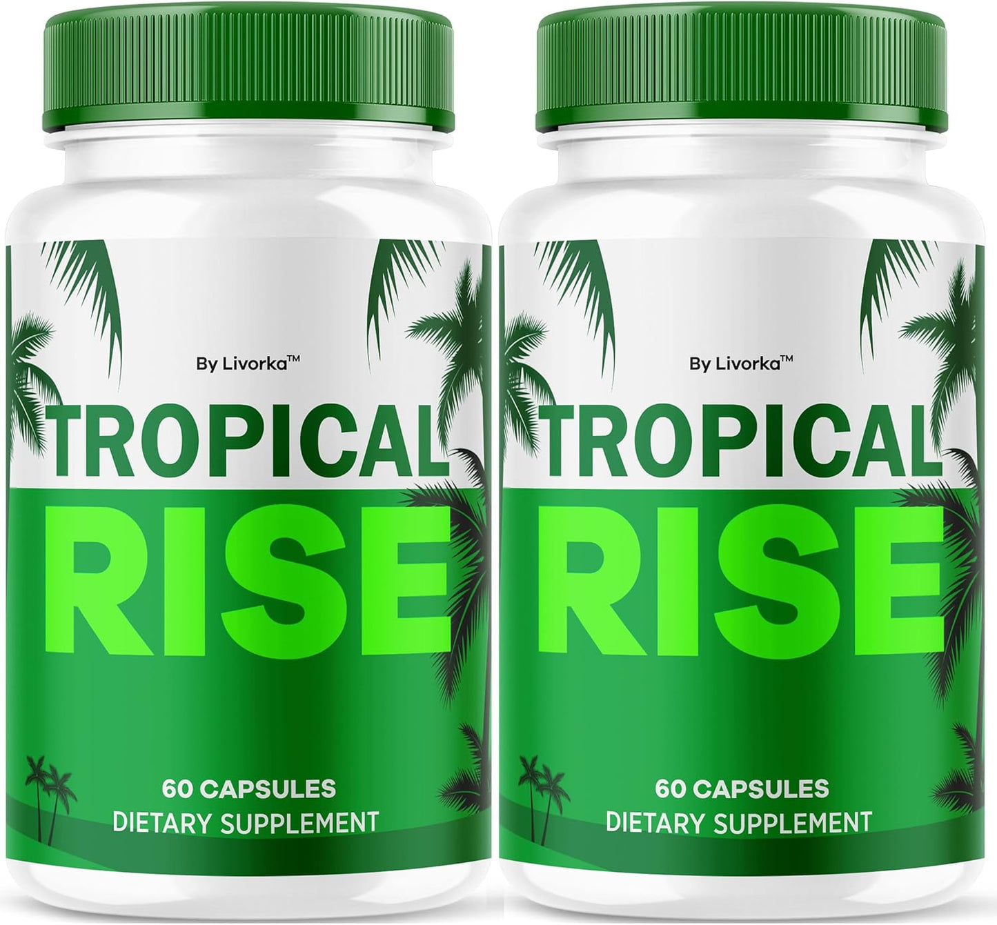(2 Pack) Tropical Rise for Men Pills - Official TropicalRise Support Capsules All Natural Advanced Formula, Tropicalrise Supplement Pills for Overall Health & Wellness, 120 Capsules for 2 Months