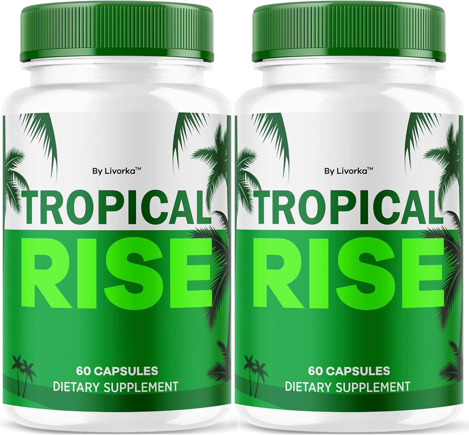 (2 Pack) Tropical Rise for Men Pills - Official TropicalRise Support Capsules All Natural Advanced Formula, Tropicalrise Supplement Pills for Overall Health & Wellness, 120 Capsules for 2 Months
