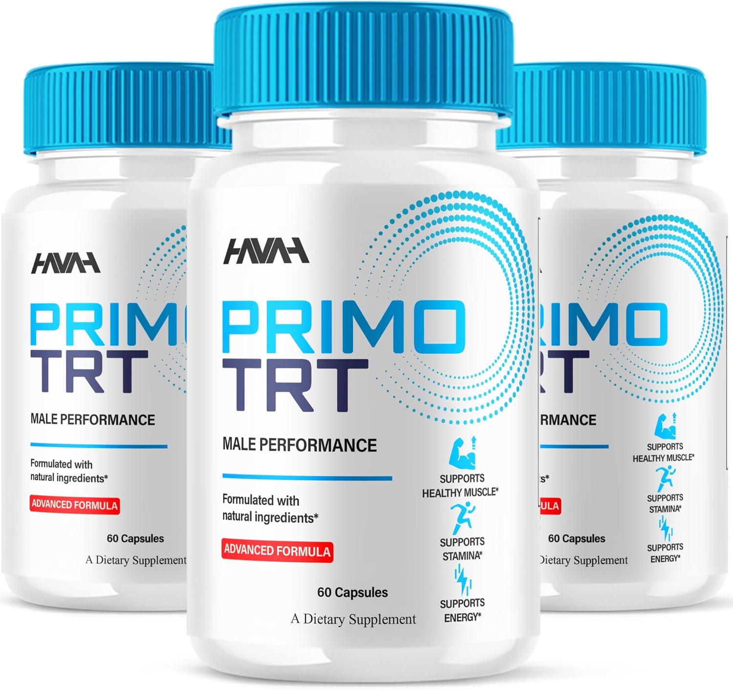 (3 Pack) Primo TRT Supplement PrimoTRT Maximum Support Capsules, Primo TRT Maximum Strength Advanced Support Multivitamin Formula Overall Health & Wellness, Primo TRT Supplement Pills (180 Capsules)