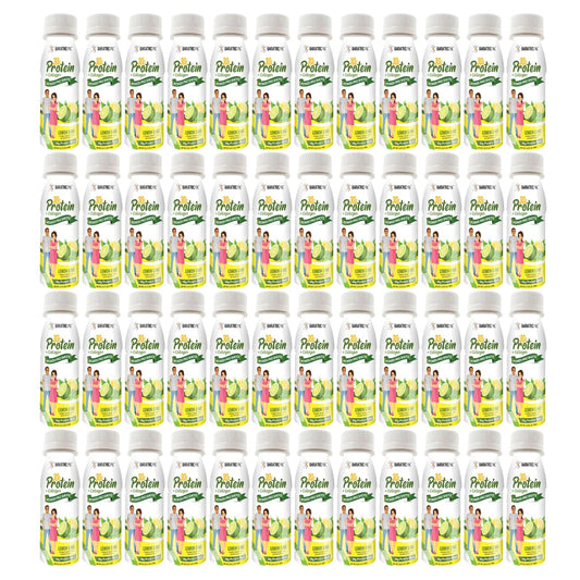 BariatricPal 30g Whey Protein & Collagen Sugar-Free Power Pro Shots - Lemon Lime (48 Bottles)