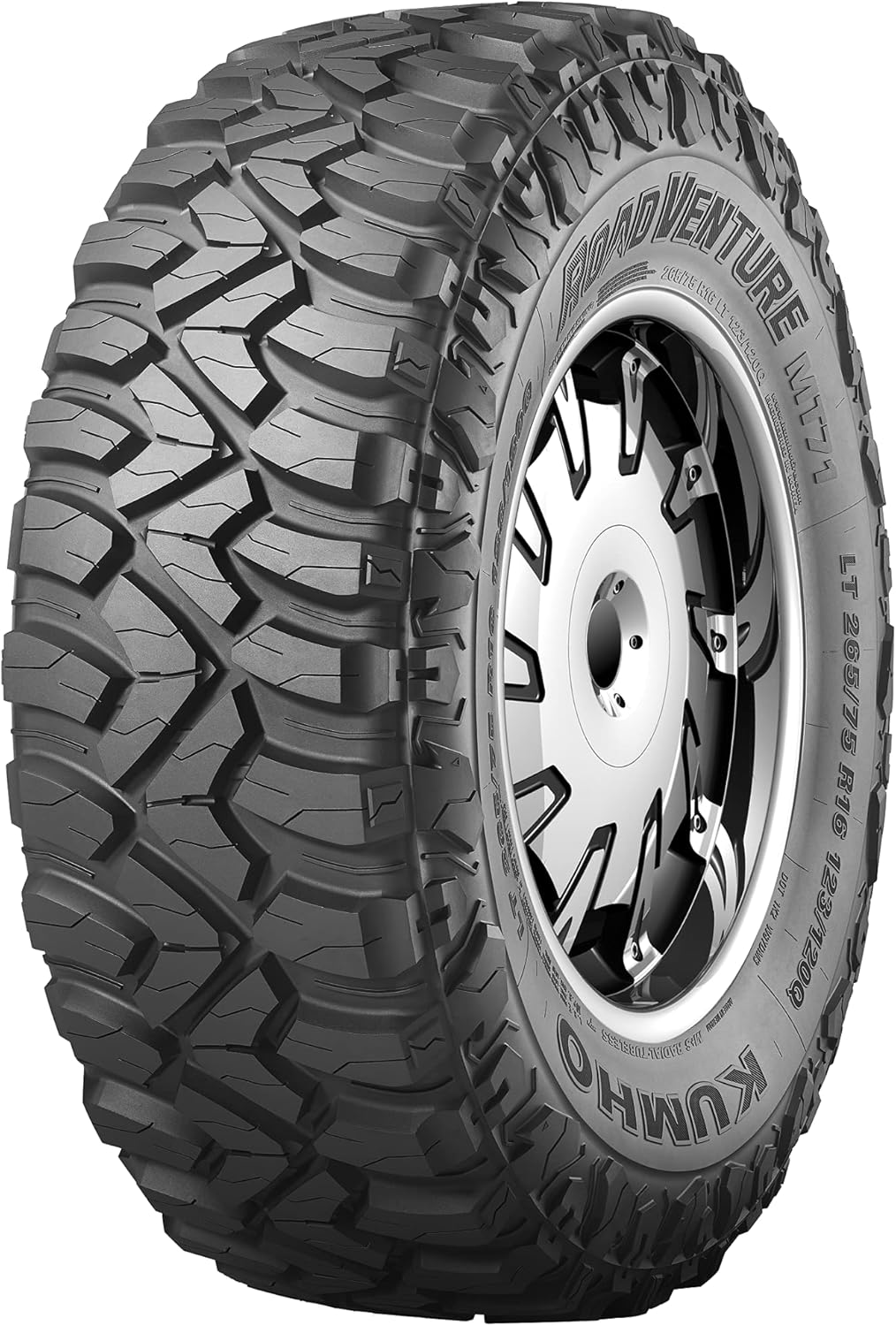 Kumho Road Venture MT71 Mud-Terrain Tire - LT235/85R16 10-ply