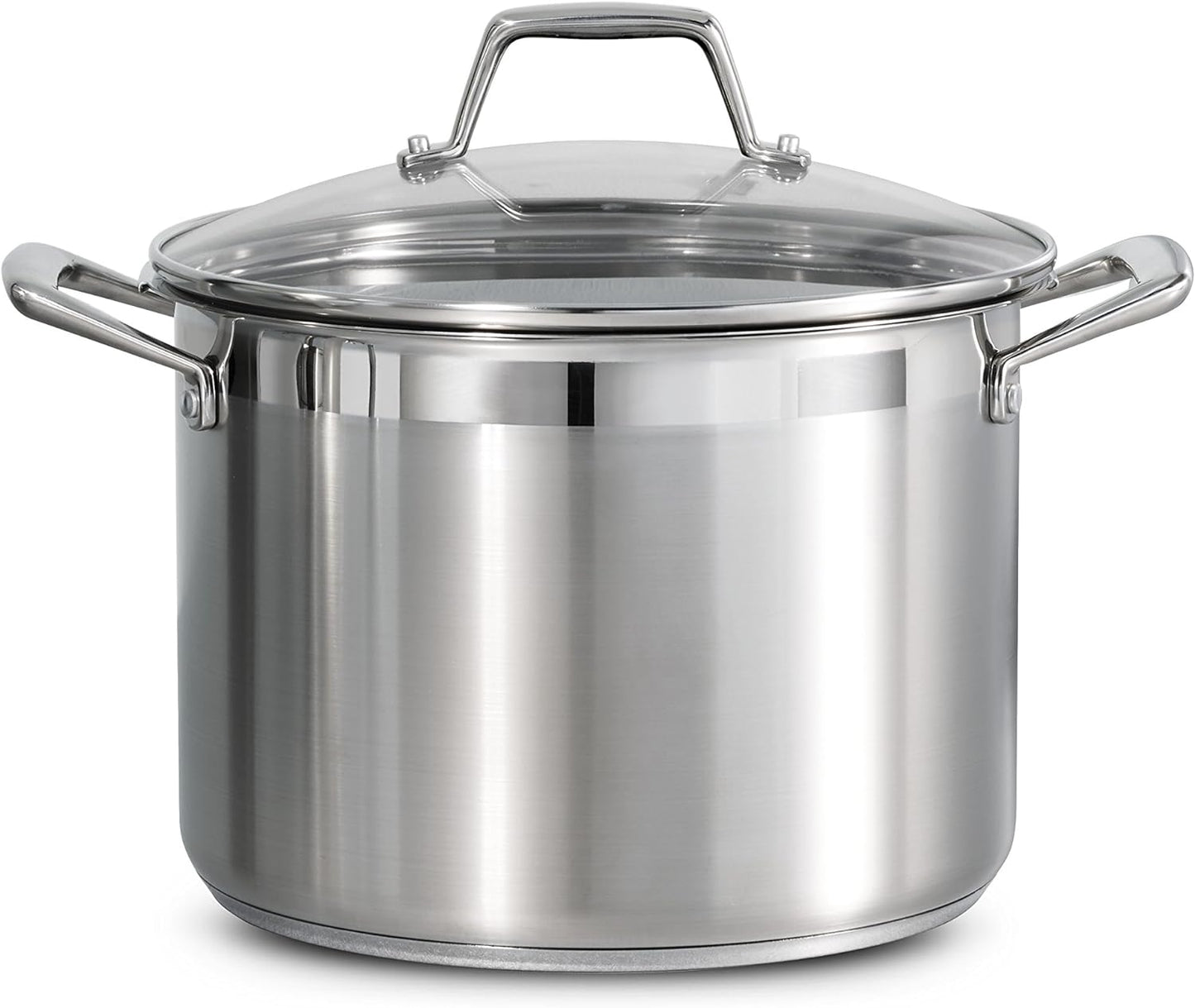 Tramontina Lock & Drain Stainless Steel 8-Quart Pasta Pot with Lid and Strainer