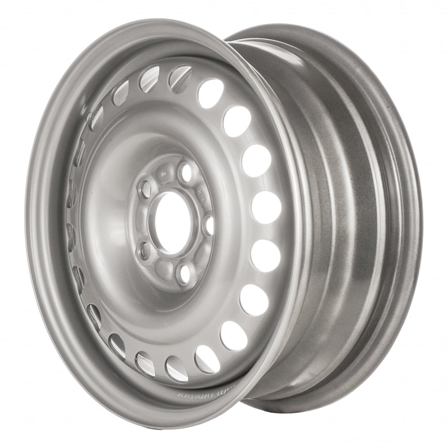 Remanufactured Painted Silver Steel Wheel 15 x 6 2T1Z1007A fits 2010-2013 Ford Transit Connect