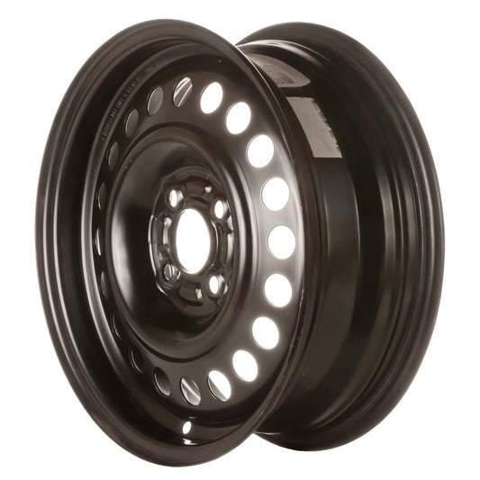 Remanufactured Painted Black Steel Wheel 15 x 5.5 403003BA0C fits 2013 Nissan Versa 1.6 S Plus Sedan 4-Door