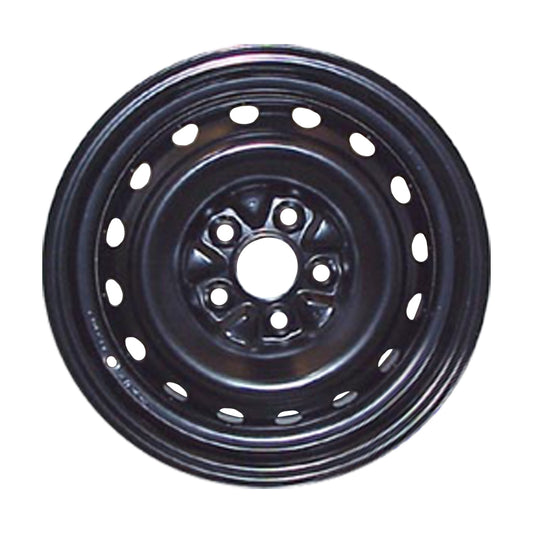Remanufactured Painted Black Steel Wheel 14 x 6 4743870AA fits 1996-2000 Dodge Caravan