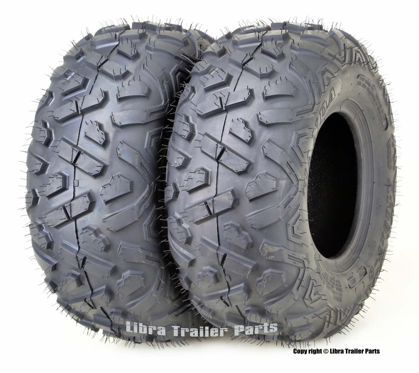 Set of 2 WANDA Sport ATV tires 19x7-8 19x7x8 4PR Big Horn Style