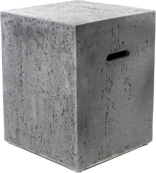 AMS Creations | Propane Tank Cover for The Albany Fire Pit Table | Propane Tank Stool | fire Pit Side Table