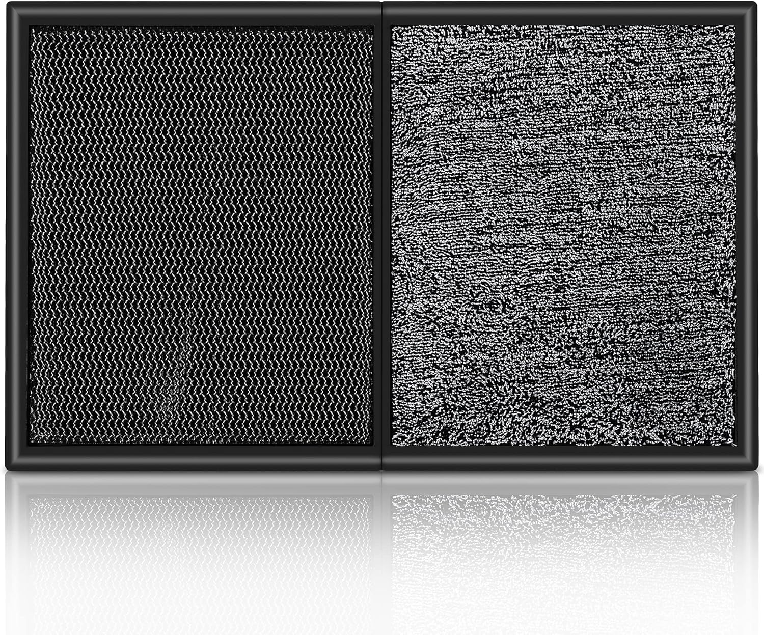 LOSTRONAUT 2-in-1 Wet Dry Shoe Cleaner - 25''x16'' Non Slip Floor Mat, Indoor & Outdoor Welcome Rug, Disinfectant Mat for Doors