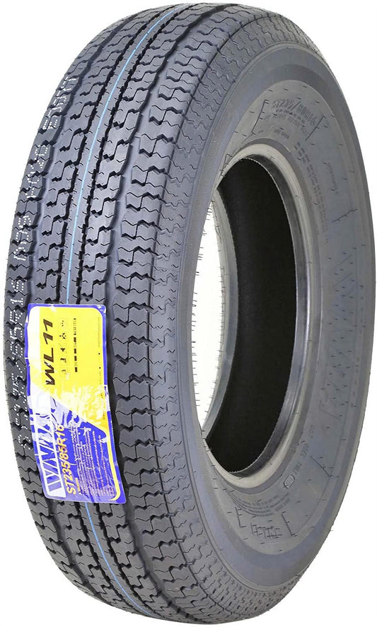 WINDA Trailer Tire ST235/85R16 Radial 12 Ply Load Range F Steel Belted w/Scuff Guard