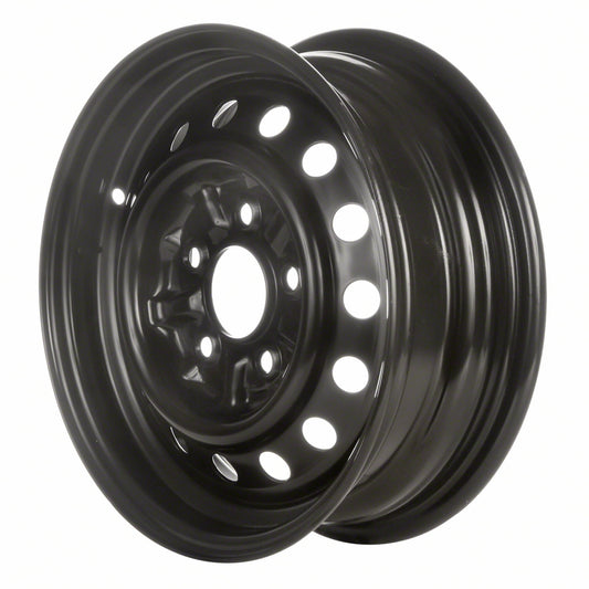 Remanufactured Painted Black Steel Wheel 14 x 5 fits 1992-1995 Toyota Pickup::2WD Models Only