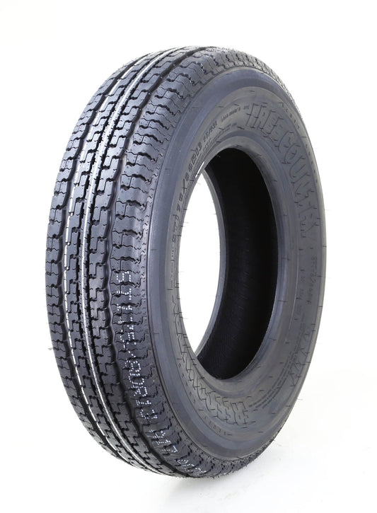 FREE COUNTRY Premium Trailer Tire ST175/80R13 Radial 6 Ply LR C 91M w/Featured Scuff Guard, Set One