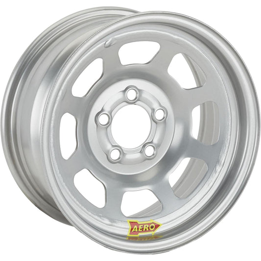 AERO 50 Series 5x5 DOT Certified 15 x 7 Silver Wheel, 3 Offset