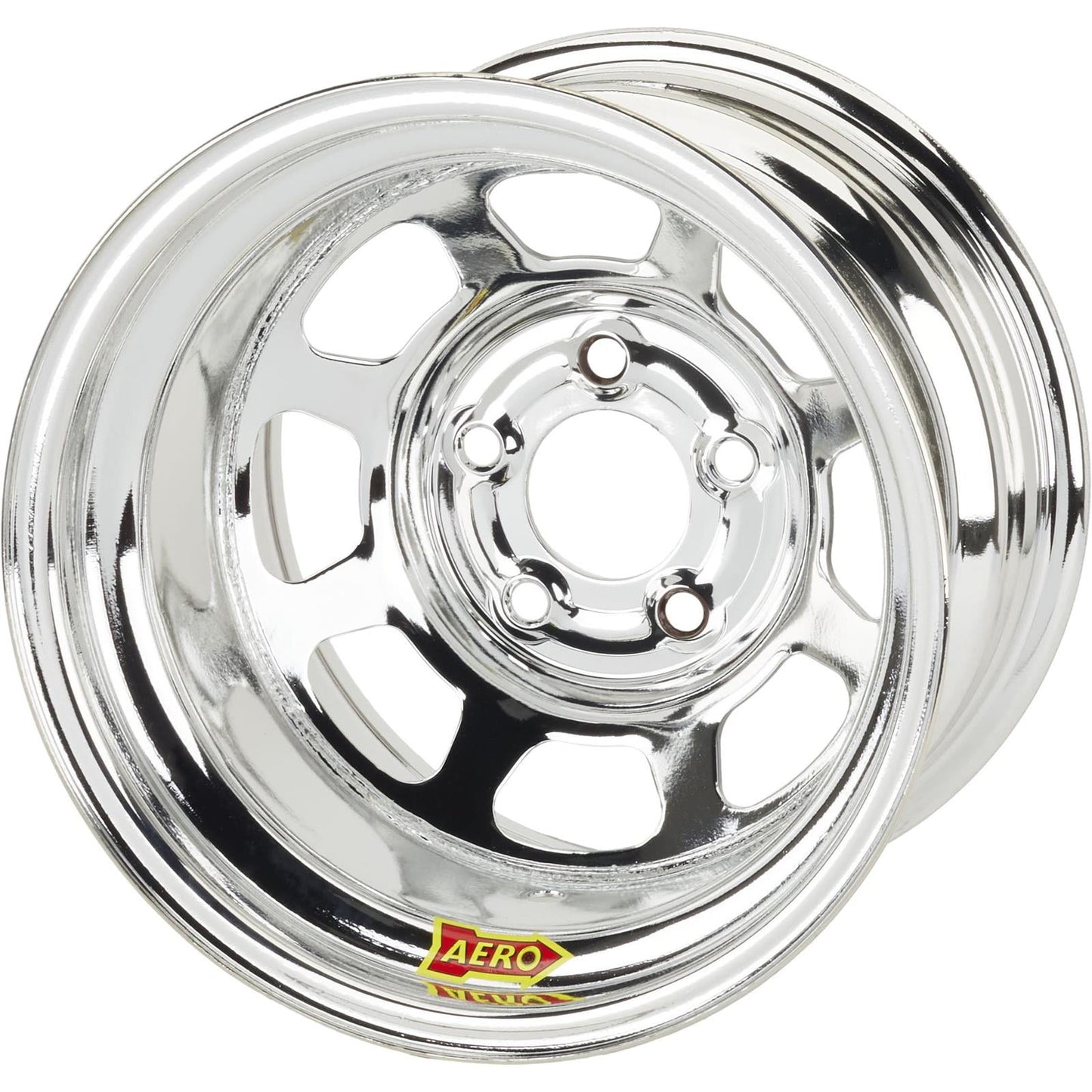 AERO Race Wheels 50 Series Steel Rim 15x8 Inch 5 Lug Chrome