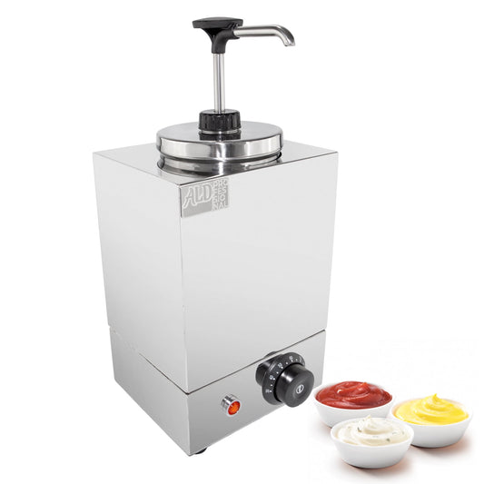 ALDKitchen Sauce Warmer | 1-Head Sauce Dispenser | Hot Fudge Warmer