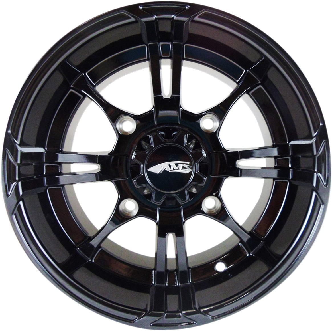 AMS Roll'n 108 Cast Aluminum Front Wheel 15x8 4/137 (5801-032BS)