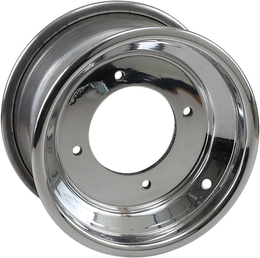 AMS Spun Polished Aluminum Rear Wheel 10x8 4/110 3+5 (261-108110P3)