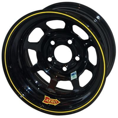 Aero Race Wheels 52-184720L, 15X8 2In 5X4.75 Black Lr Performance Racing