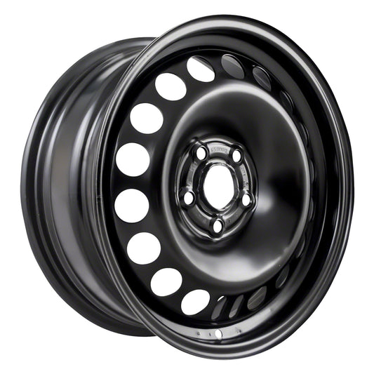 Aftermarket 2011-2015 Chevrolet Cruze 16x6.5 Steel Wheel, Rim Flat Black Full Face Painted - 5474
