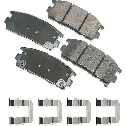 Akebono Brake Corporation ACT1275, Brake Pad Rear Chevrolet Captive 12-15 E