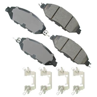 Akebono Brake Corporation ACT1649, Proact Ultra-Premium Bra Ke Pads - Front