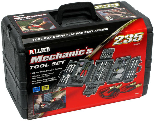 Allied International, High-Quality Finish Folding Tool Set, 235 Piece