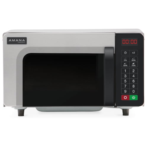 Amana 0.8 cu ft Countertop Microwave Ovens in Stainless Steel