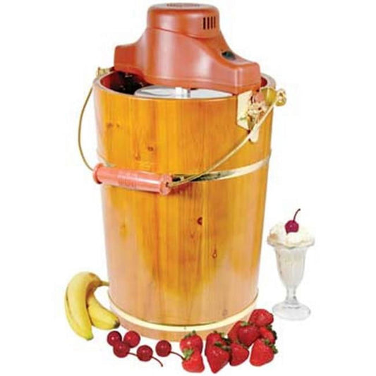 AmeriHome 6 Quart Old Fashioned Ice Cream Maker