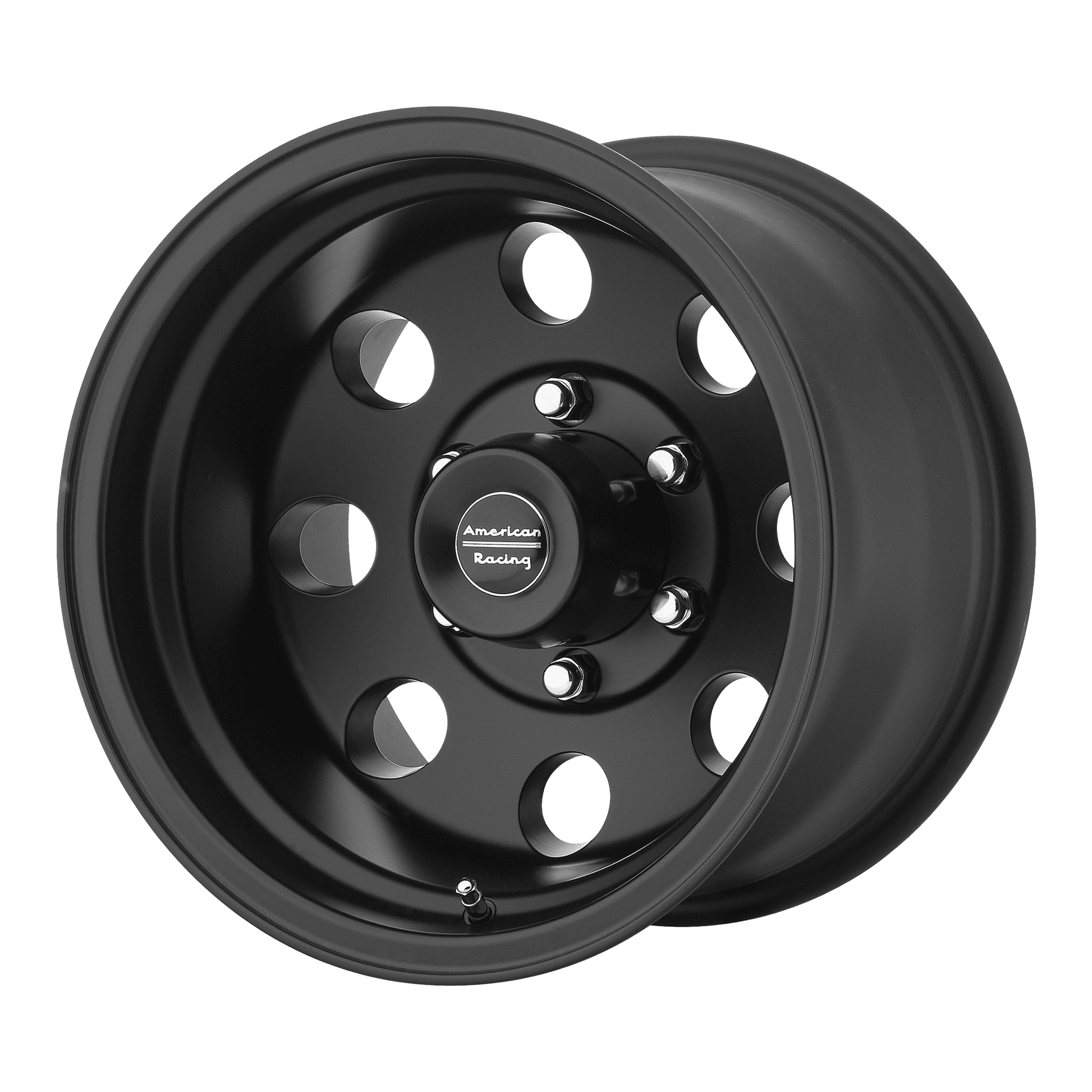 American Racing Aluminum Rim AR172 BAJA 15X7in Satin Black Finish, AR1725765B