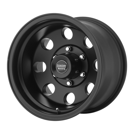 American Racing Aluminum Rim AR172 BAJA 15X7in Satin Black Finish, AR1725765B