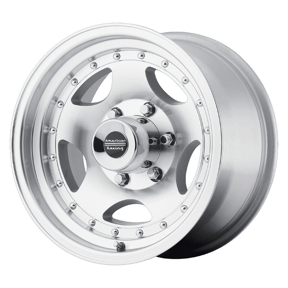 American Racing Aluminum Rim AR23 15X8in Machined Finish, AR235873
