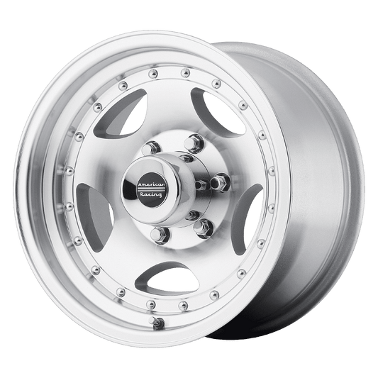 American Racing Aluminum Rim AR23 15X8in Machined Finish, AR235873