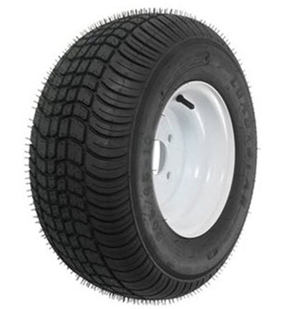 American Tire 3H350 205/65-10 Tire and Wheel (B) 5 Hole - White