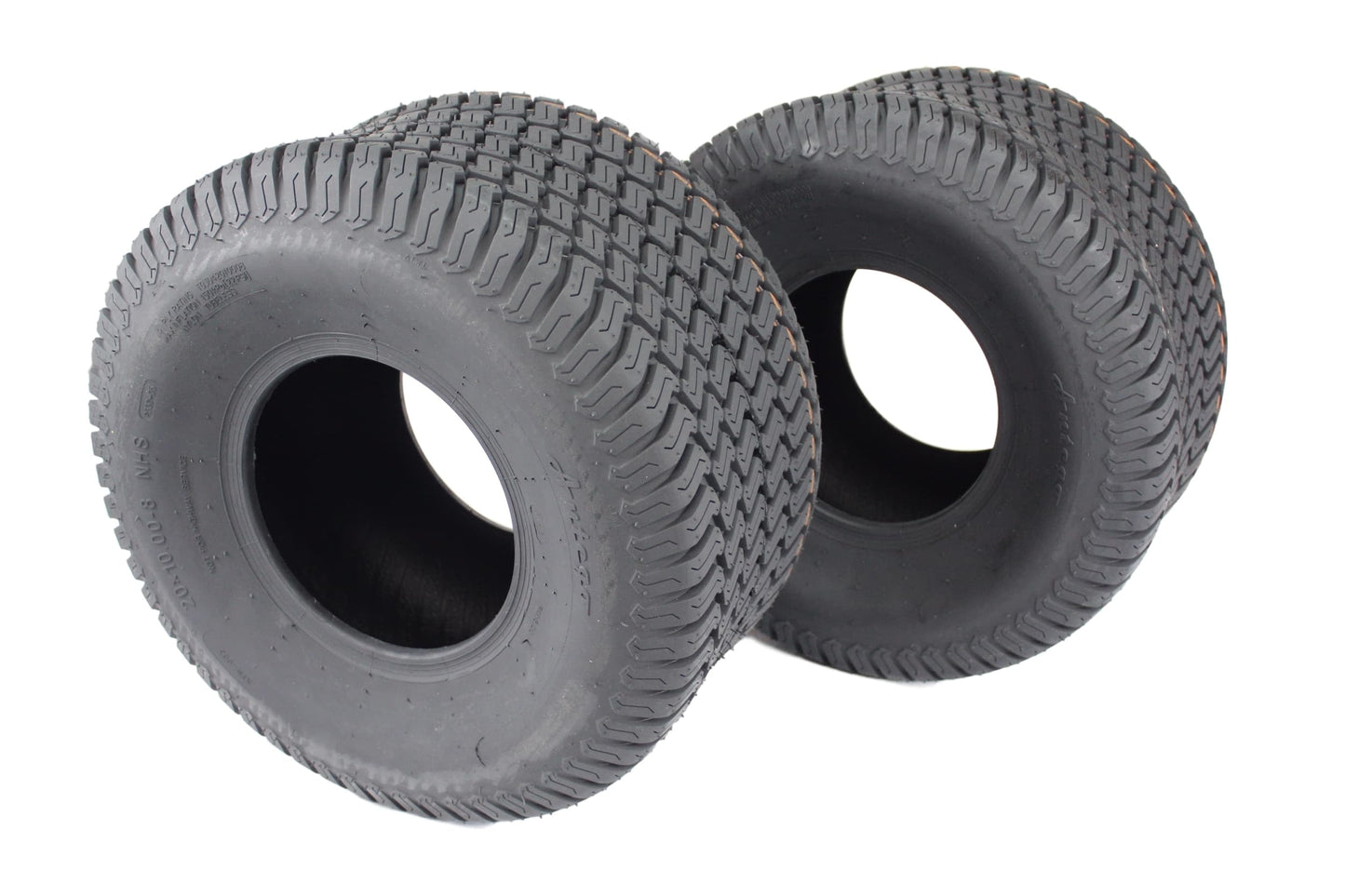 Antego Tire and Wheel 20x8.00-10 4 Ply Turf Tires ATW-003 (Set of Two)