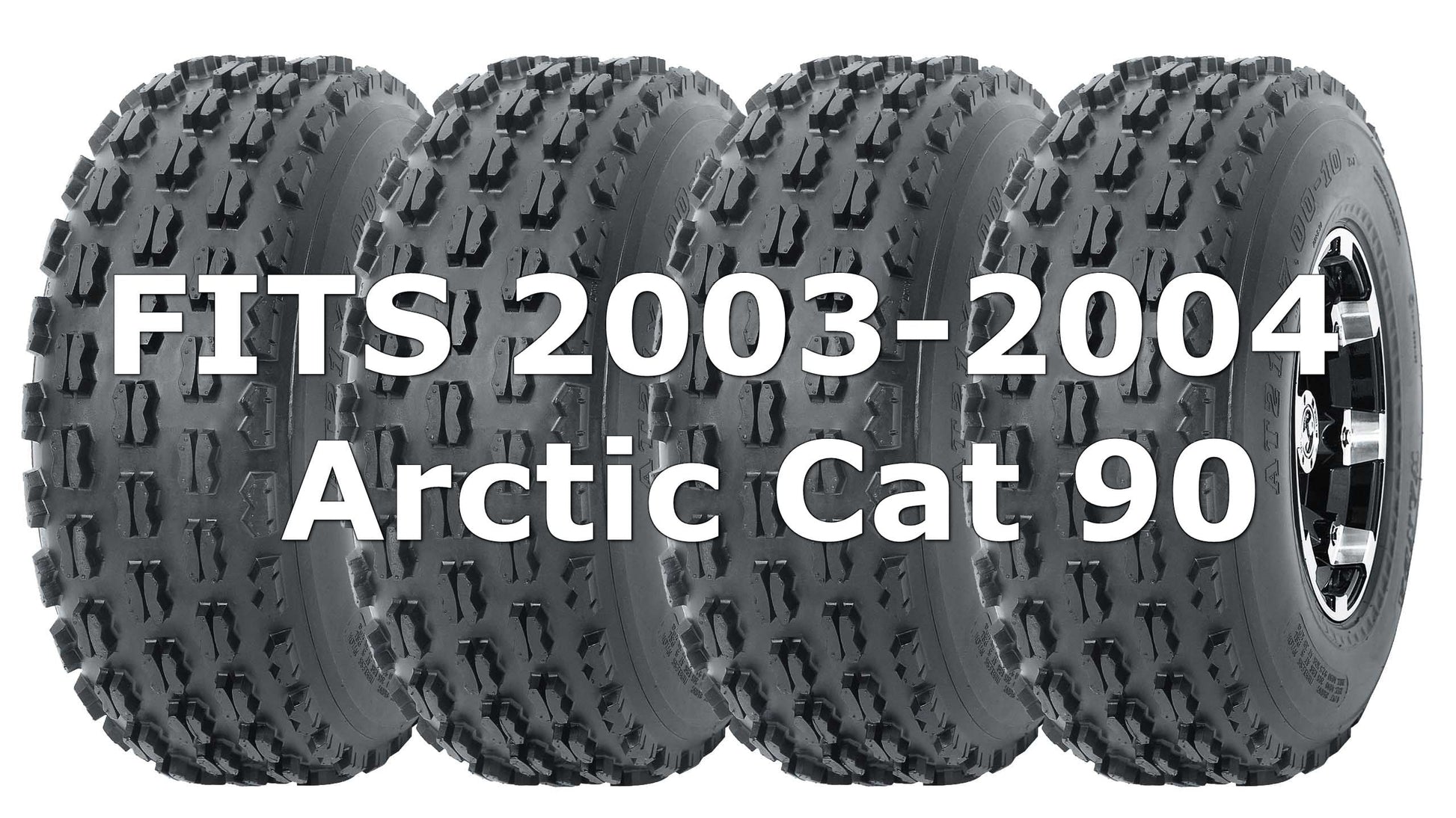 Arctic Cat 90 2003-2004 Full Set Wanda Sport ATV tires 19x7-8 19x7x8